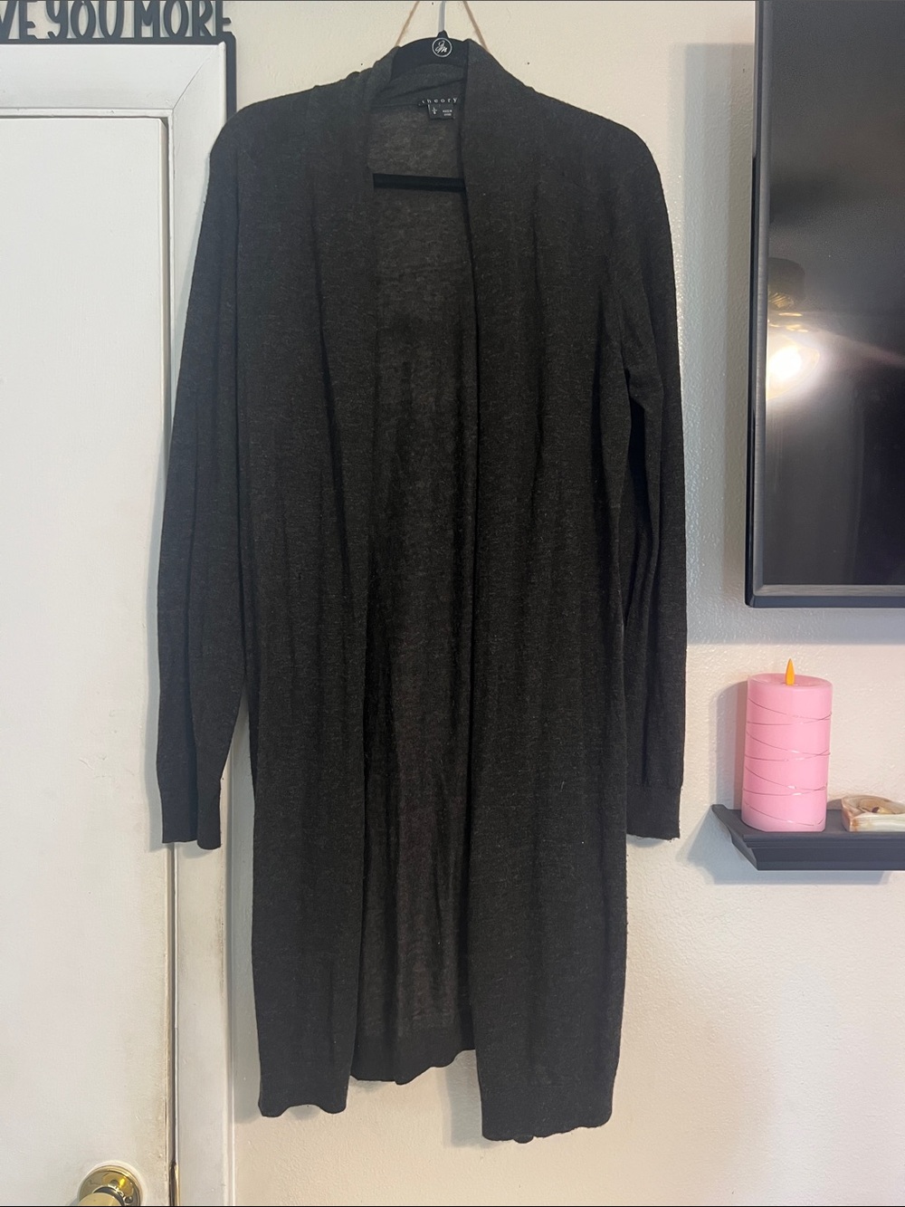 Theory Ashtry LL open cardigan size L